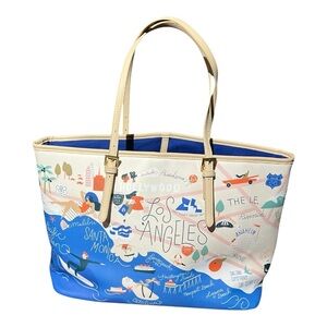 Spartian 449 Nautical Tote Blue and Cream